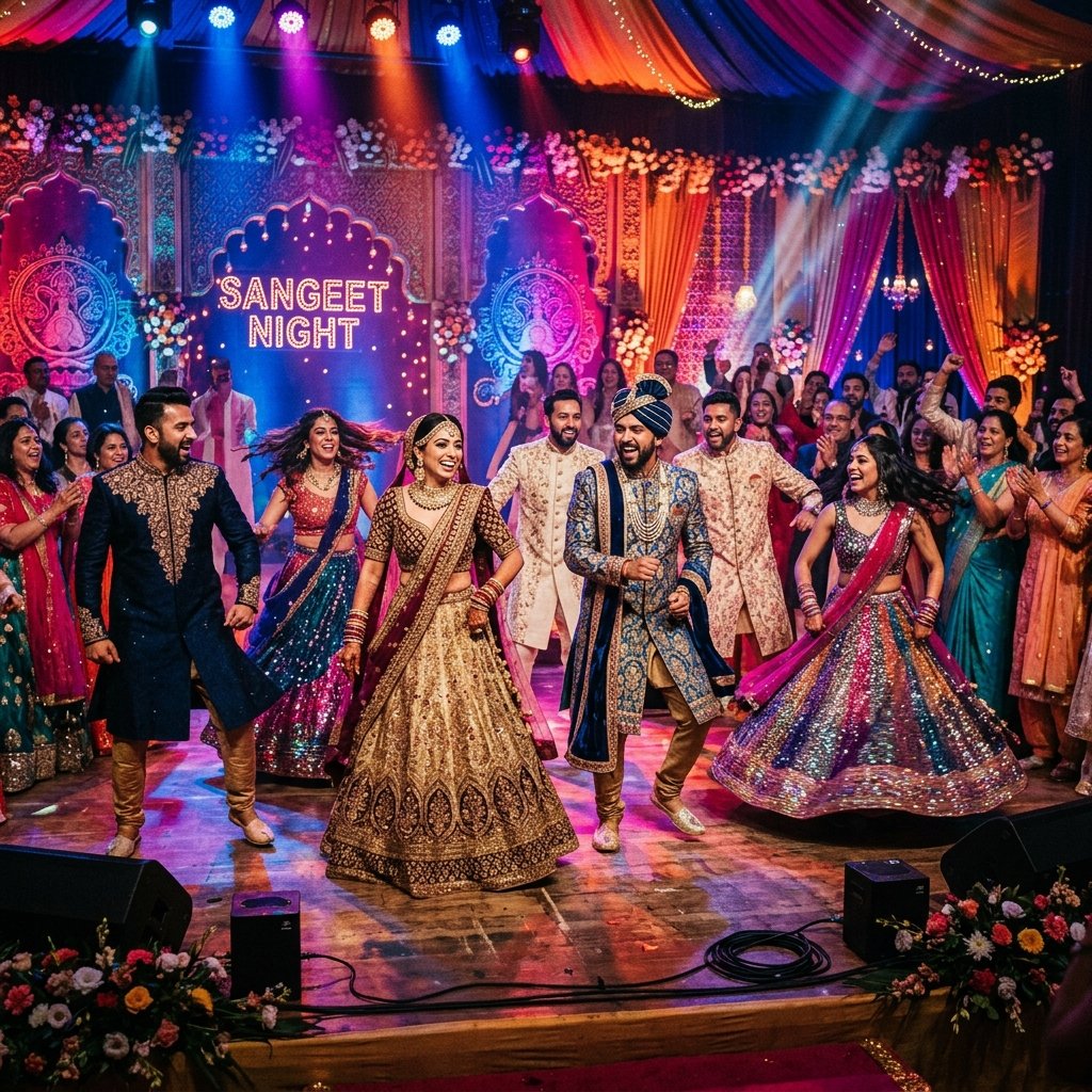 Capturing High-Energy Sangeet Nights: Lighting & Cinematography